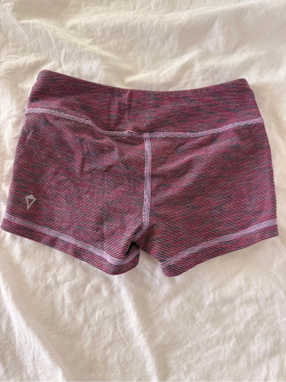 Ivivva Athletic Girls Shorts Disney Purple Striped